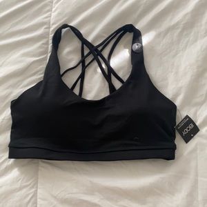 Black Sports Bra